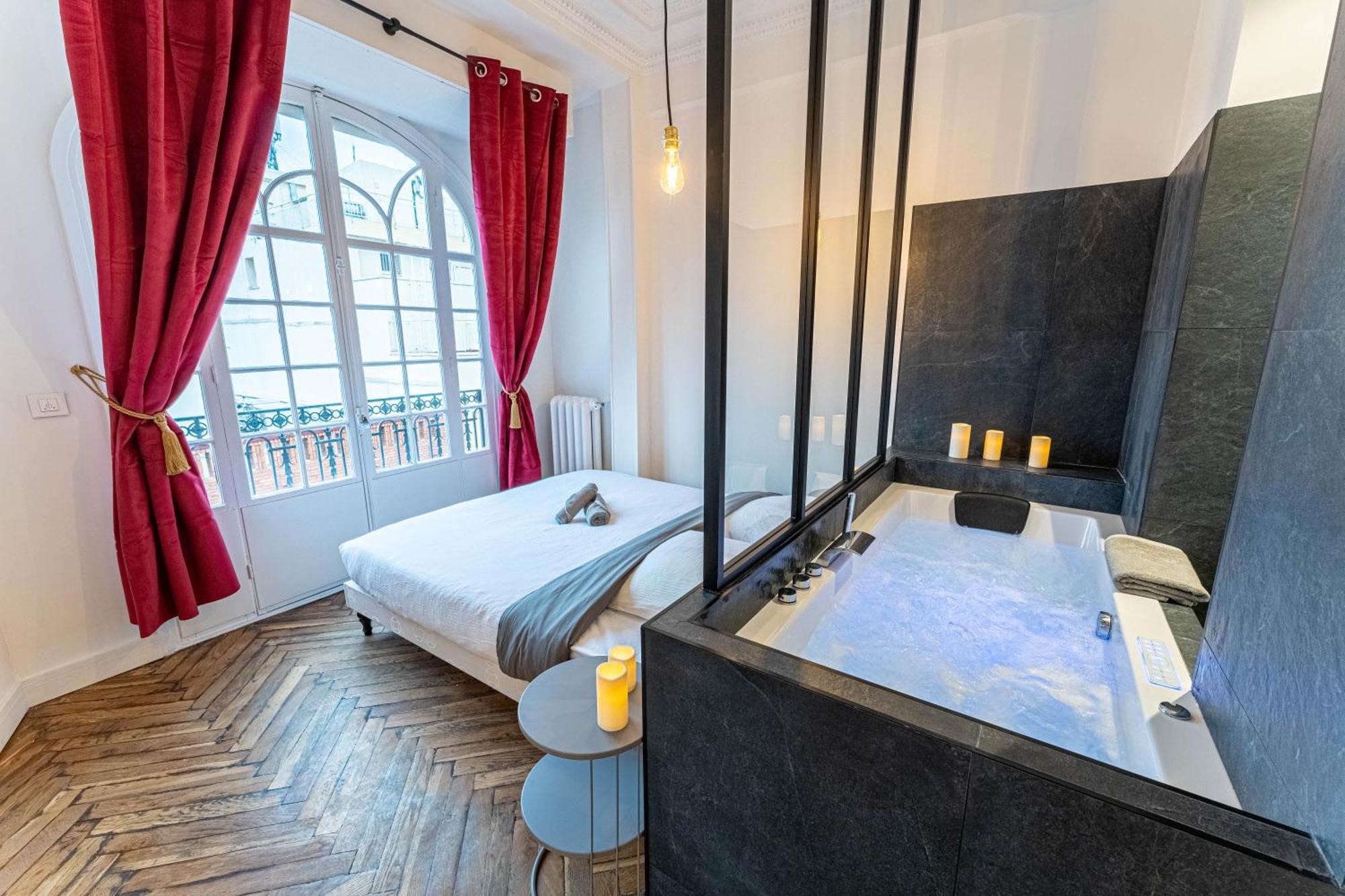 Jacuzzi-Nice Quartier Des Musiciens-Loft Dış mekan fotoğraf